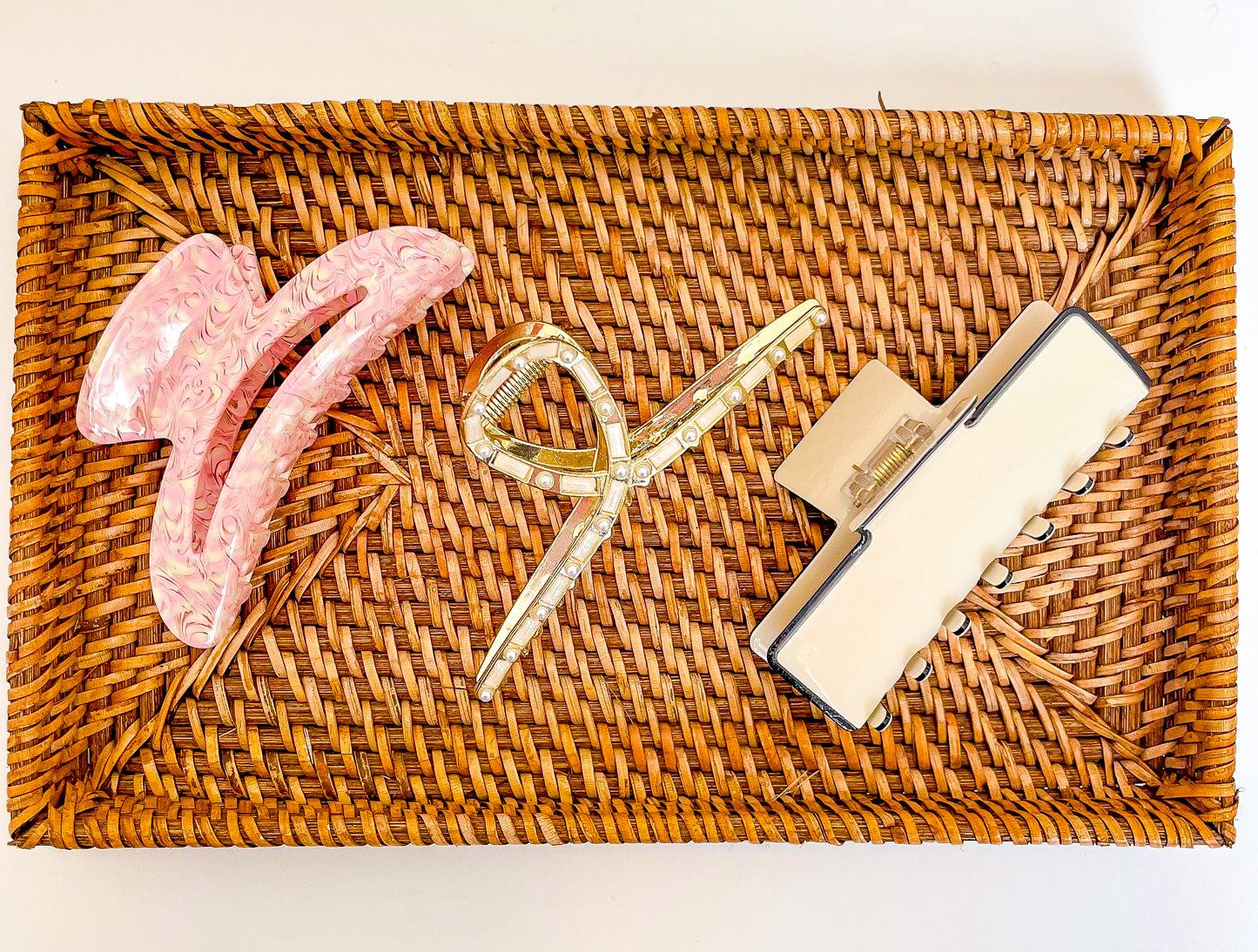 Raspberry Swirl Claw clip