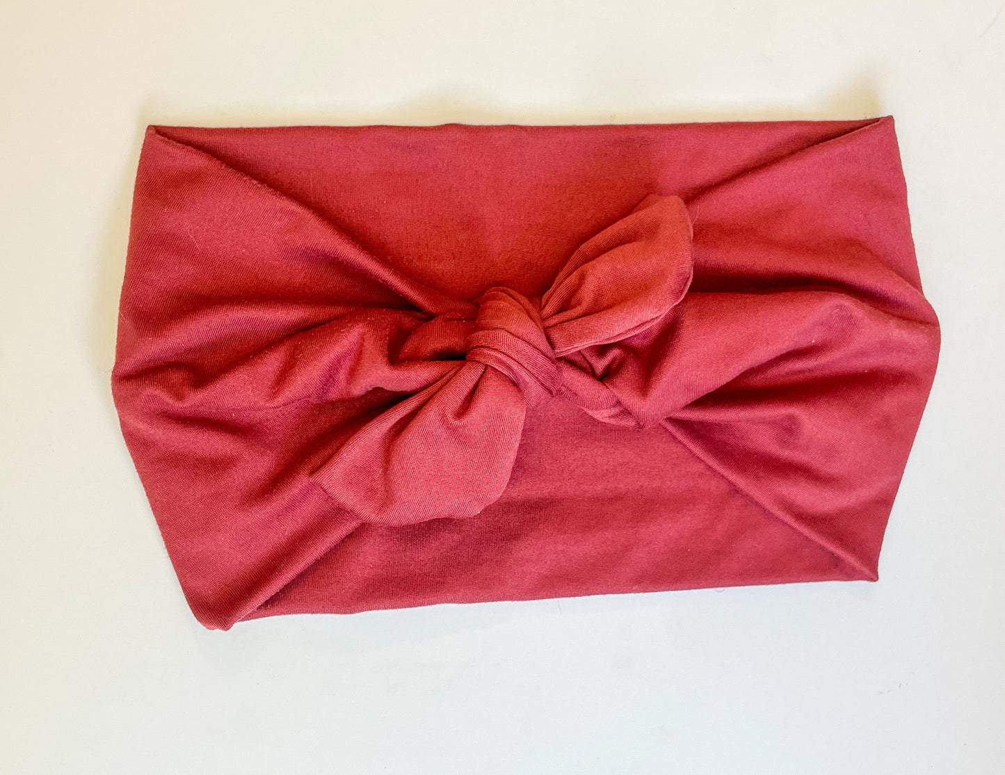 Burgundy Faux Bow